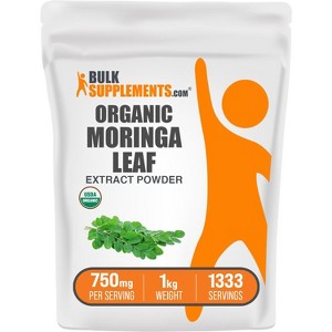 BulkSupplements Organic Moringa Extract Powder - 1 of 4