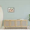 Stupell Industries Baby Sea Turtles Swimming Shore Framed Giclee Art, Black, 20" x 16" - 3 of 4