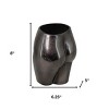 HomeRoots 8" Antiqued Bronze Cast Aluminum Female Form Table Vase - 3 of 4
