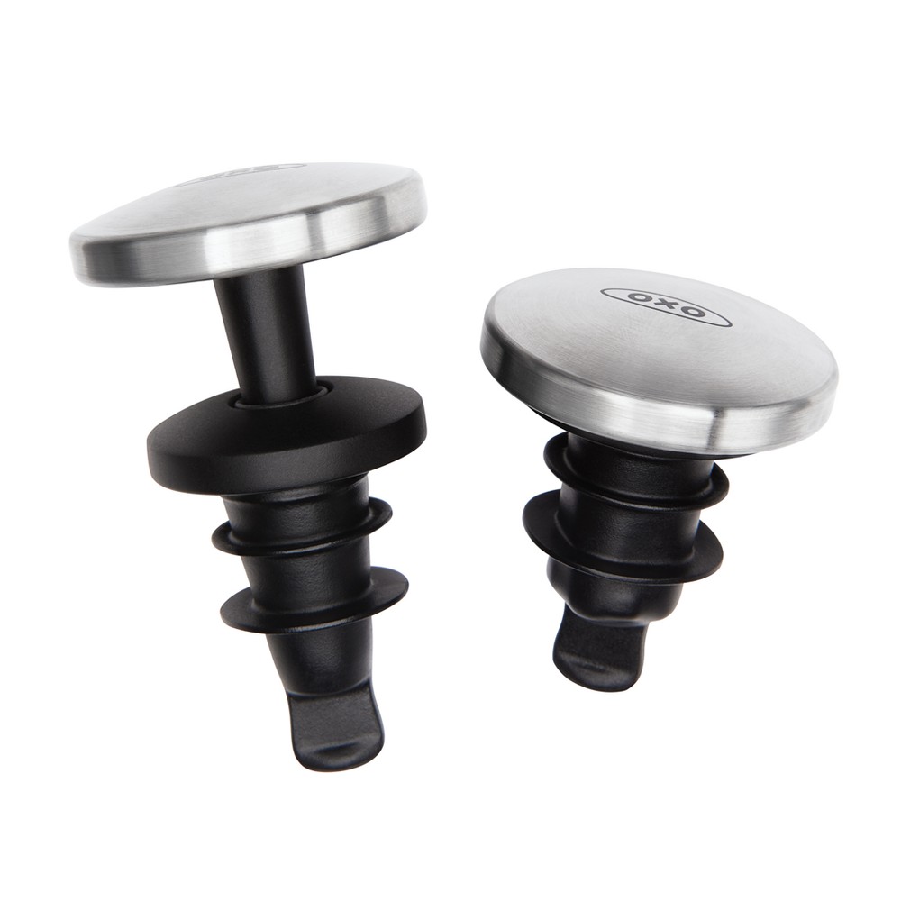 Photos - Barware Oxo 2pk Bottle Stopper Set 