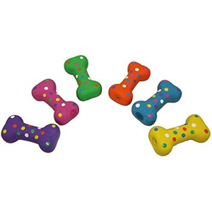 Multipet Polka Dot Latex Plush Filled 4-Inch Dog Toy - 1 of 1