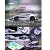 LBWK (Liberty Walk) F40 Chrome Silver 1/64 Diecast Model Car by Inno Models - 4 of 4