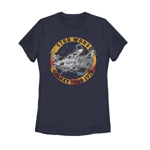 Women's Star Wars: The Rise of Skywalker Vintage Galaxy Tour T-Shirt - 1 of 4