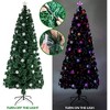 7ft 290 Branches Christmas Tree Easy Setup Bright Spot in Home Decorating for Christmas Night Delightful Decoration for Home Office Party 290 Branch - 2 of 4
