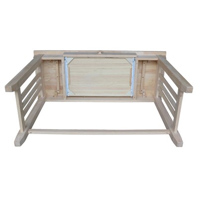 Classic Mission-Style Solid Wood Desk with Drawer in Brown