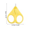 Unique Bargains Children Portable Short Handle Nail Scissors Toenail Clippers 3.15"x2.24"x0.39" 1 Pc - 4 of 4
