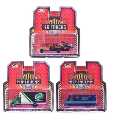 "H.D. Trucks" Series 26 Set of 3 pieces 1/64 Diecast Models by Greenlight