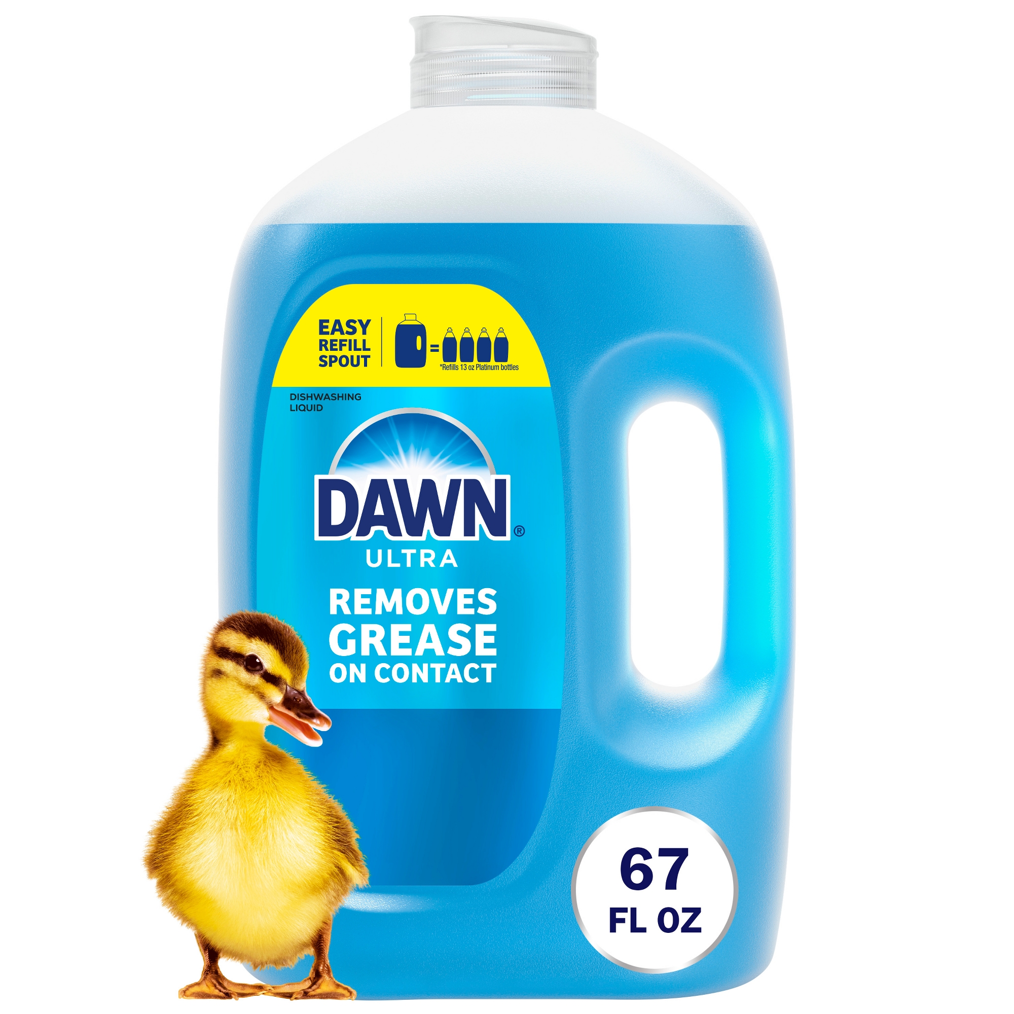 Dawn Original Ultra Dish Soap Refills - 67 fl oz: Removes Grease, Multi-Surface