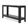 NicBex Modern 2-Tier Narrow Console Table with Wood Veneer,Minimalist Entryway Table for Study,Hallway,Living Room - 3 of 4