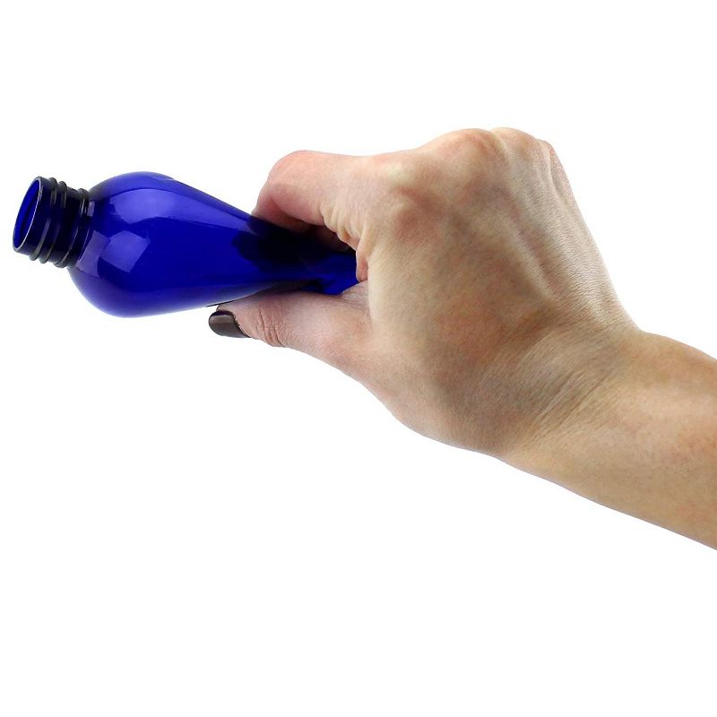 Cornucopia Brands 4oz Blue Plastic Spray Bottles w/Fine Mist Atomizer Caps, 6pk; for DIY, Travel, Beauty, 5 of 7