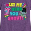 Girls' - Trolls - Let Me Hear You Shout Poppy and Branch Fitted Short Sleeve Graphic T-Shirt - 2 of 4
