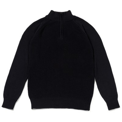 Cozeeme Adult Half Zip Long Sleeve Sweater 