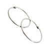 Unique Bargains 3" Inner Diameter Looseleaf Binder Rings for Scrapbooking Book 2 Pcs Silver Tone - 4 of 4