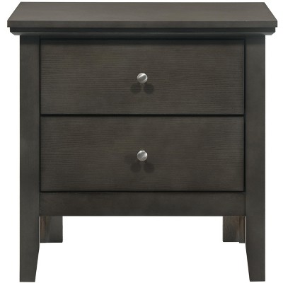 Passion Furniture Louis Philippe 2-drawer Beige Nightstand (24 In