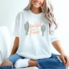 Simply Sage Market Women's Wild and Free Cactus Short Sleeve Garment Dyed Tee - image 2 of 3