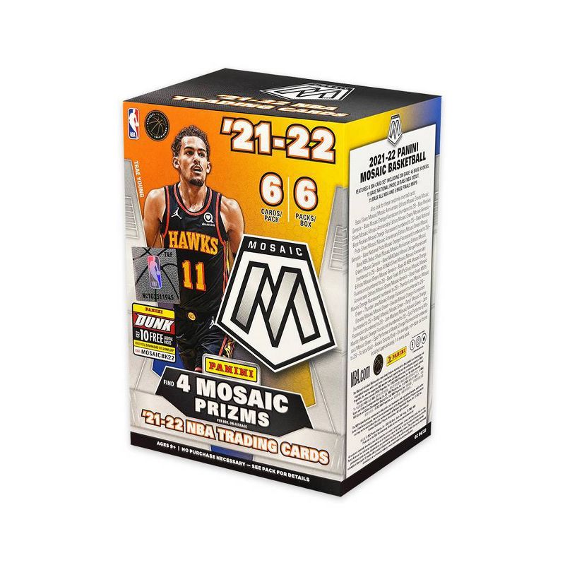 2021-22 Panini NBA Mosaic Basketball Trading  Card Blaster Box, 1 of 4