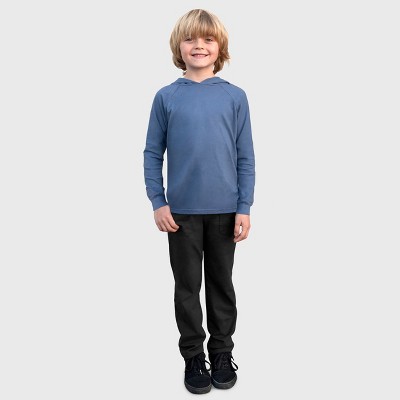 City Threads Boys Soft Cotton 3-Pocket Jersey Pants - UPF 50+ - USA-Made
