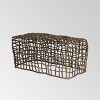 Engel Contemporary Bench Brass - Christopher Knight Home: Metal Frame, Geometric Pattern, No Assembly Required - 3 of 4