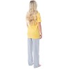 Jurassic Park Womens' Tropical Welcome Dinosaur Film Logo Sleep Pajama Set Multicolored - 4 of 4