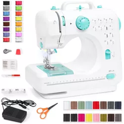 Best Choice Products 6V Portable Sewing Machine, 42-Piece Beginners Kit w/ 12 Stitch Patterns