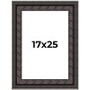 PosterPalooza | 3.5" Wide Ornate Black Picture Frame - UV Acrylic, Foam Board Backing, Hanging Hardware - 2 of 4