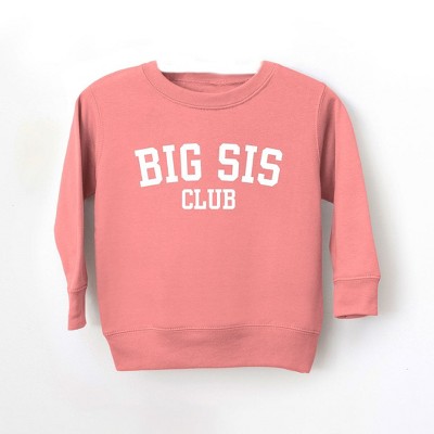 The Juniper Shop Big Sis Club Toddler Graphic Sweatshirt