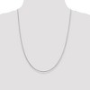 Black Bow Jewelry 1.25mm Sterling Silver Solid Round Franco Chain Necklace - 2 of 4