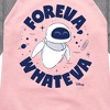 Girls' - Disney - Foreva Whateva Eve Shirt Tail Raglan Graphic T-shirt - 2 of 4