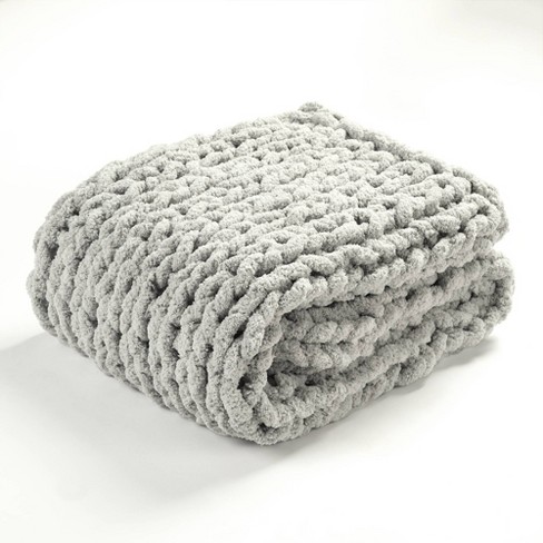 Gray throw online blanket