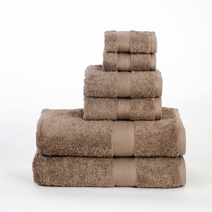 Organic Cotton Medium Weight Solid Towel Set by Blue Nile Mills - 1 of 4