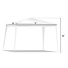 Costway 10'x10' Outdoor Heavy duty Pavilion Cater Events Outdoor Party Wedding Tent White - 2 of 4