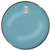 Cesar Circle Brushed Black Aluminum Frame Large Circle Black Round Wall Mirror -The Pop Home - 4 of 4