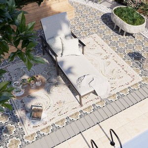 HAPPATIO Aluminum Adjustable Outdoor Chaise Lounge Chair - 1 of 4