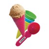 Spielstabil Ice Cream Duo in net Sand Toy Set - 4 Plastic Cones & Scooper - 2 of 4