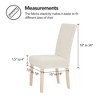 Deconovo Universal Soft Stretch Chair Slipcovers Set of 6 - 4 of 4