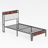 JIONJOY Noise-Free Bed Frame with Built-in Charging Ports, 11" Underbed Storage, No Box Spring Needed - 3 of 4