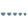 KitchenAid Set of 5 Mixing Bowls Aqua Sky: Plastic Nesting Bowls, Easy-Pour Spout, Dishwasher-Safe - 4 of 4