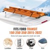 VEVOR Trailer Ladder Rack, 54" 2 Crossbars Ladder Roof Rack, Heavy-duty Steel Van Roof Ladder Rack, 600 lbs Capacity Van Ladder Rack, White - 3 of 4