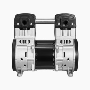 VEVOR Air Compressor Motor, 2HP 5.2CFM @ 90PSI Oil Free Air Compressor Pump & Max. 145PSI Pressure, 78dB Ultra-Quiet Compressor Motor, Silver - 1 of 4