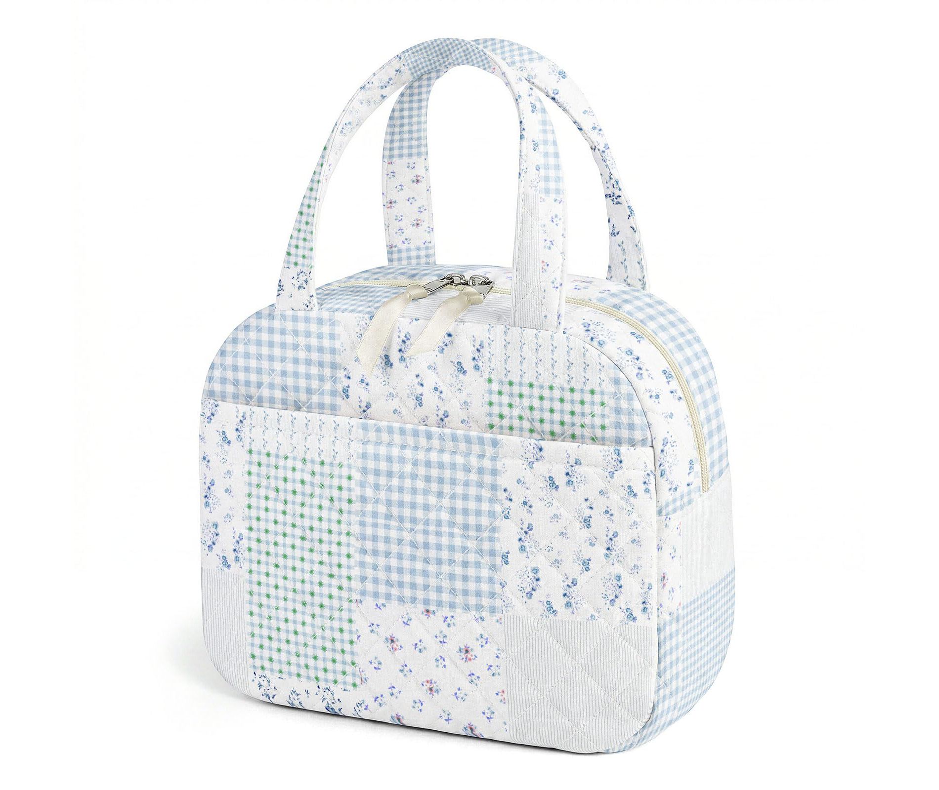 Narwey Quilted Lunch Box for Women,Coquette Aesthetic Lunch Box for Teen Girls