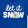 Men's - SpongeBob SquarePants - Let It Snow Christmas Short Sleeve Graphic T-Shirt - 2 of 4