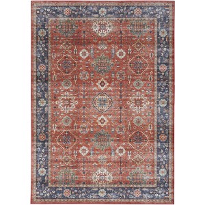 Nourison Fulton Floral Vintage Non-Slip Flatweave Indoor Rug - 1 of 4