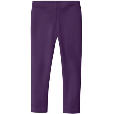 City Threads Usa-made Girls Soft Organic Cotton Leggings | Purple - 6y ...