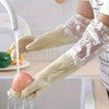 1 Pairs of Waterproof Kitchen Dishwashing Gloves, Non-Slip Housework Gloves, Durable Laundry Gloves, Cleaning Supplies, Cleaning tools Yellow - 2 of 2