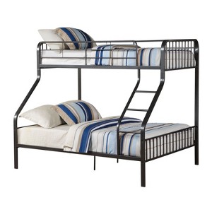 NicBex Triple Full Bunk Bed with Full Length Guardrail,Loft Bed with 2 Built-in Ladders,Modern Bunk Beds,Noise Reduced Bunk Beds for Bedroom - 1 of 4