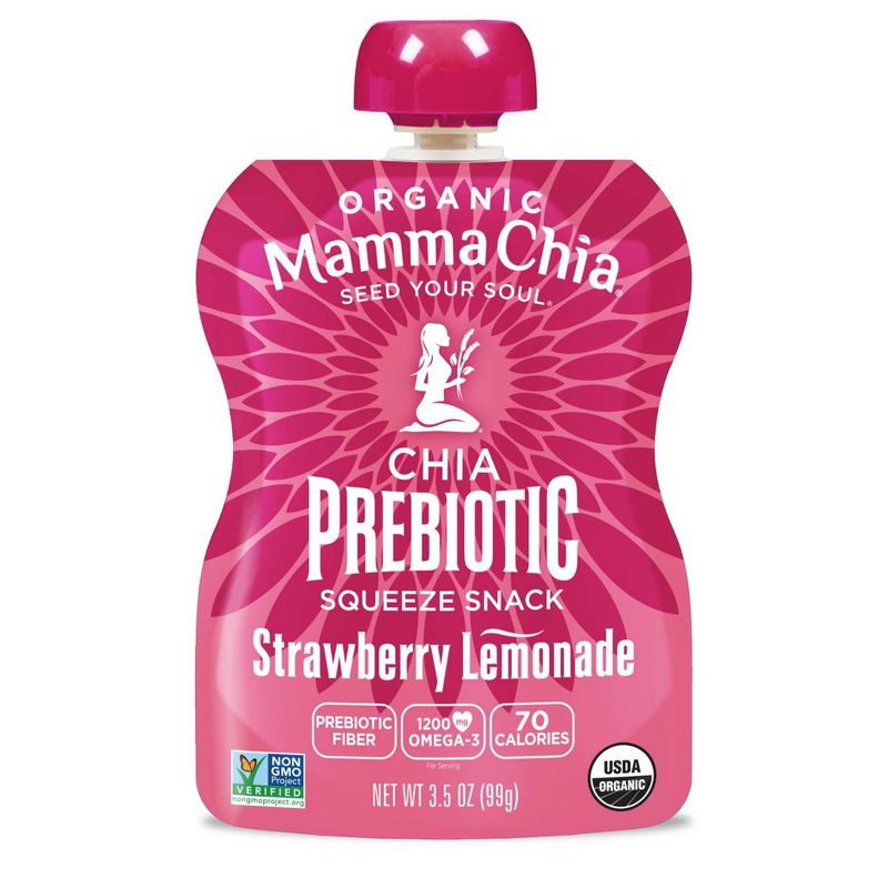 Mamma Chia Strawberry Lemonade Squeeze Vitality Snack - 4ct, 3 of 7