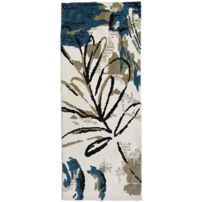 Simple Spaces Mid Summer Night Runner Rug, 21" x 54" – Moody Floral Pattern in Deep Tones for Hallways and Entry Spaces