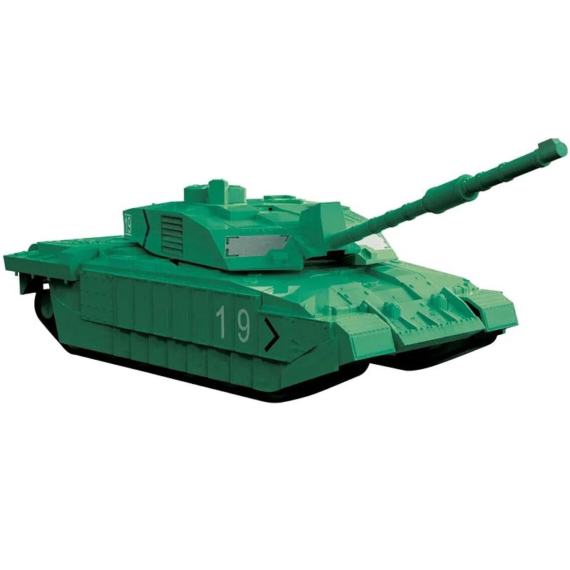 Skill 1 Model Kit Challenger Tank Green Snap Together Model by Airfix Quickbuild, 2 of 5