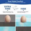 Dyonery 3 Inch Extra Firm Memory Foam Mattress Topper Twin Size Bed Topper with Silk Cover, Premium Cooling Gel - 4 of 4