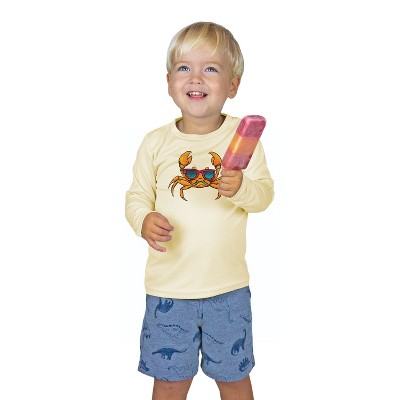Vapor Apparel UPF 50+ UV Sun Protection Toddler Long Sleeve Rash Guard Swim Shirt